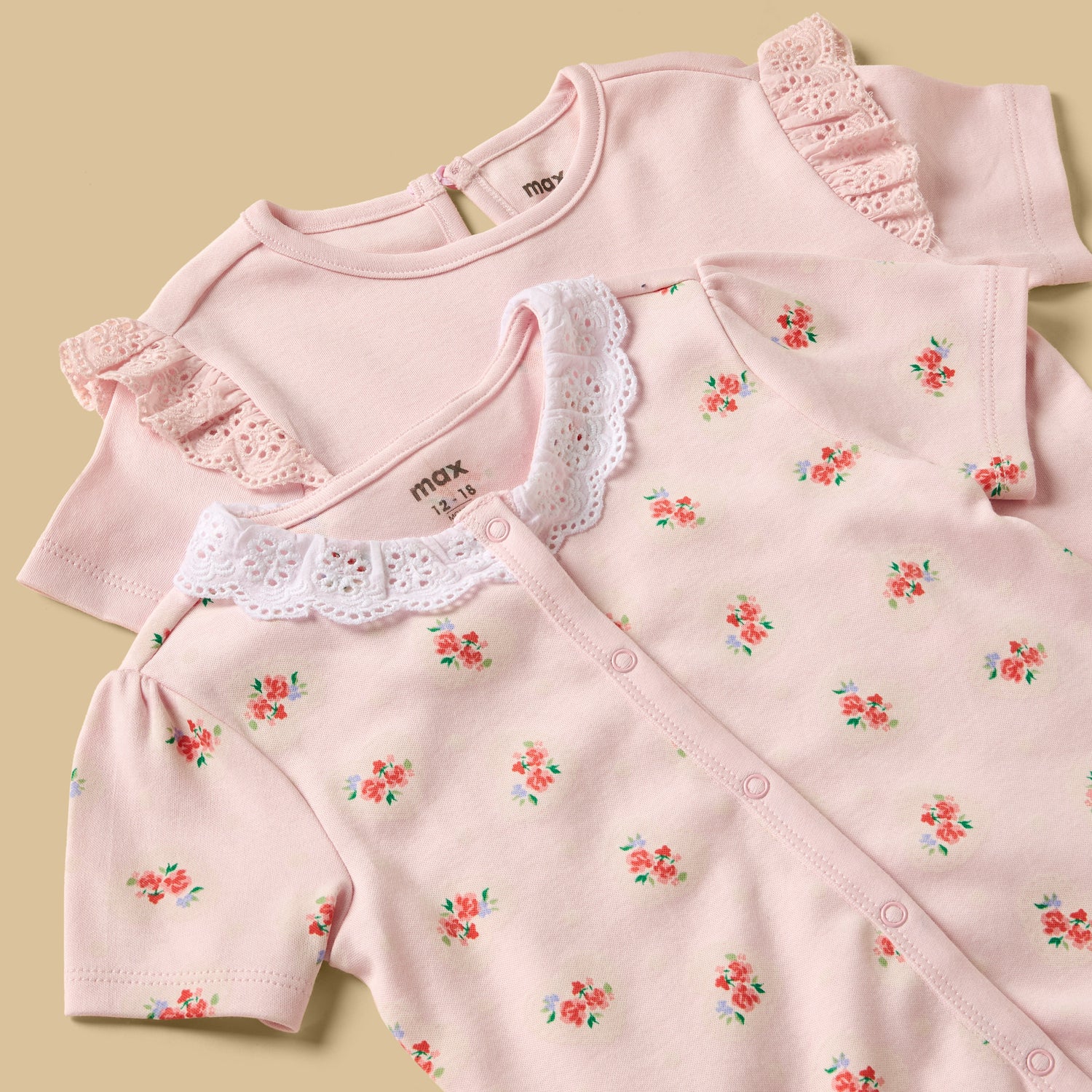 Pack of 2 - Floral Print Pyjama Set