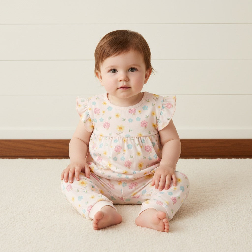 Pack of 2 - Printed Cotton Pyjama Set