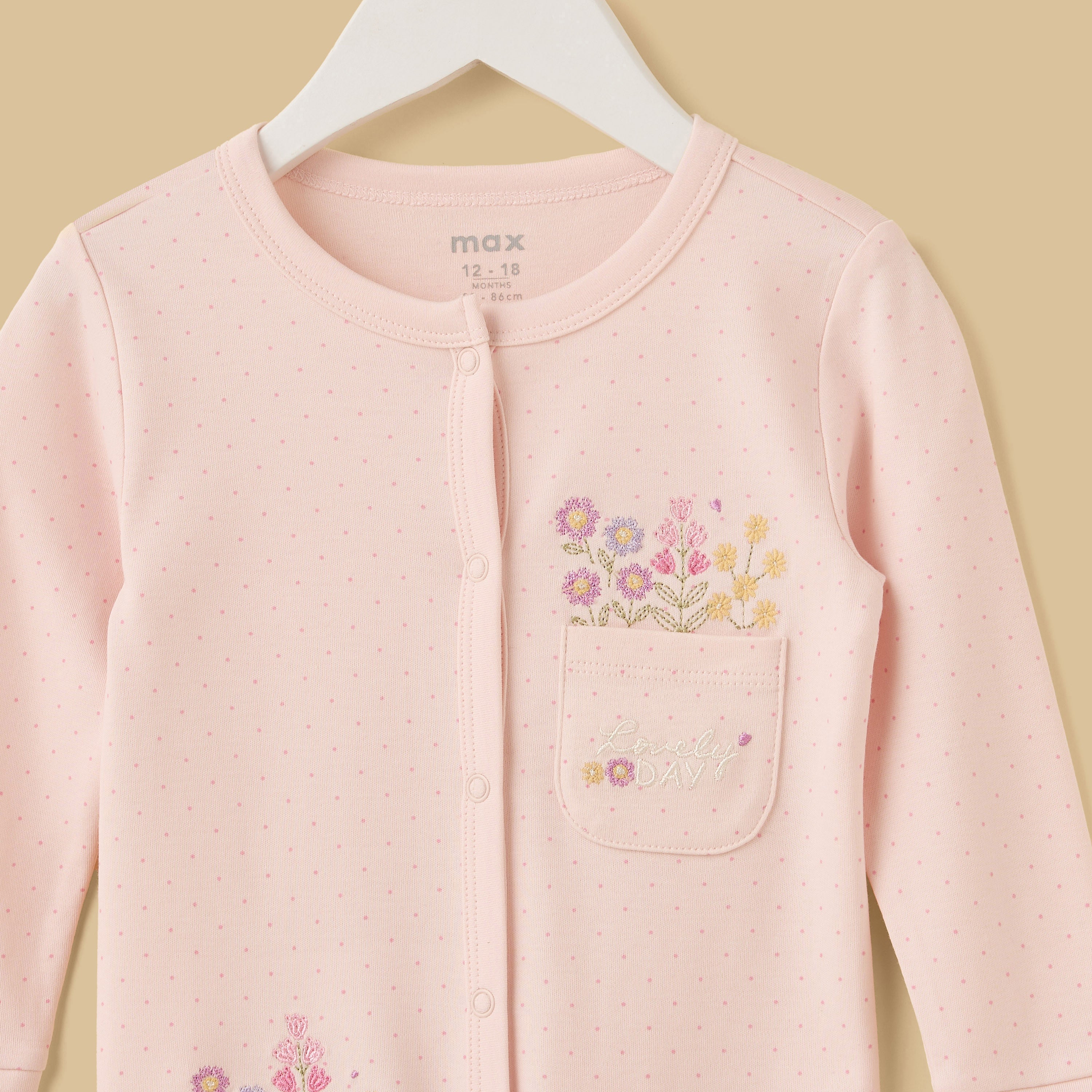 Embroidered Sleepsuit