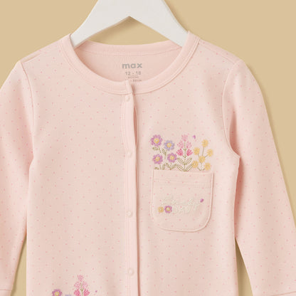 Embroidered Sleepsuit