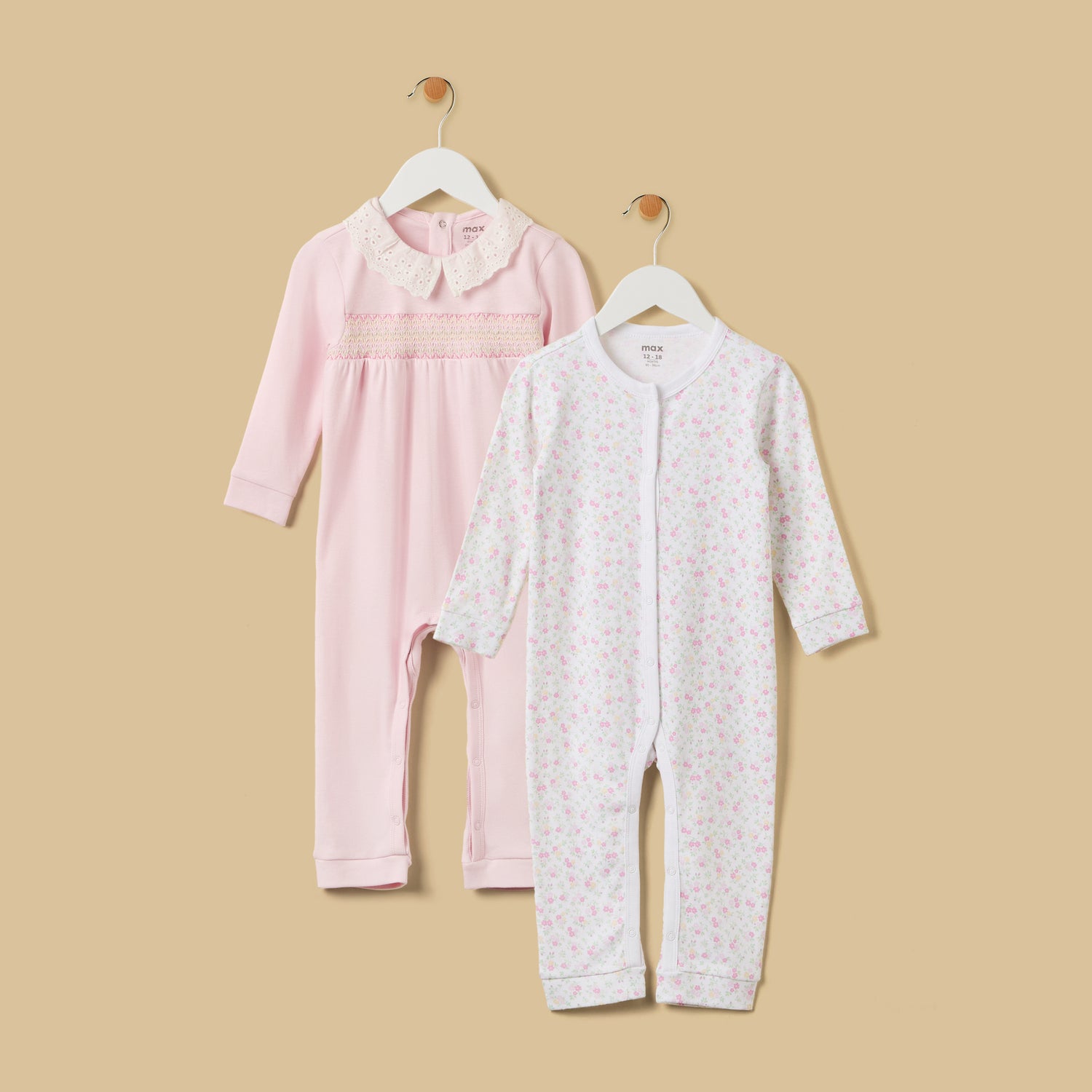 Pack of 2 - Assorted Sleepsuit - Multicolour / 12-18 mths