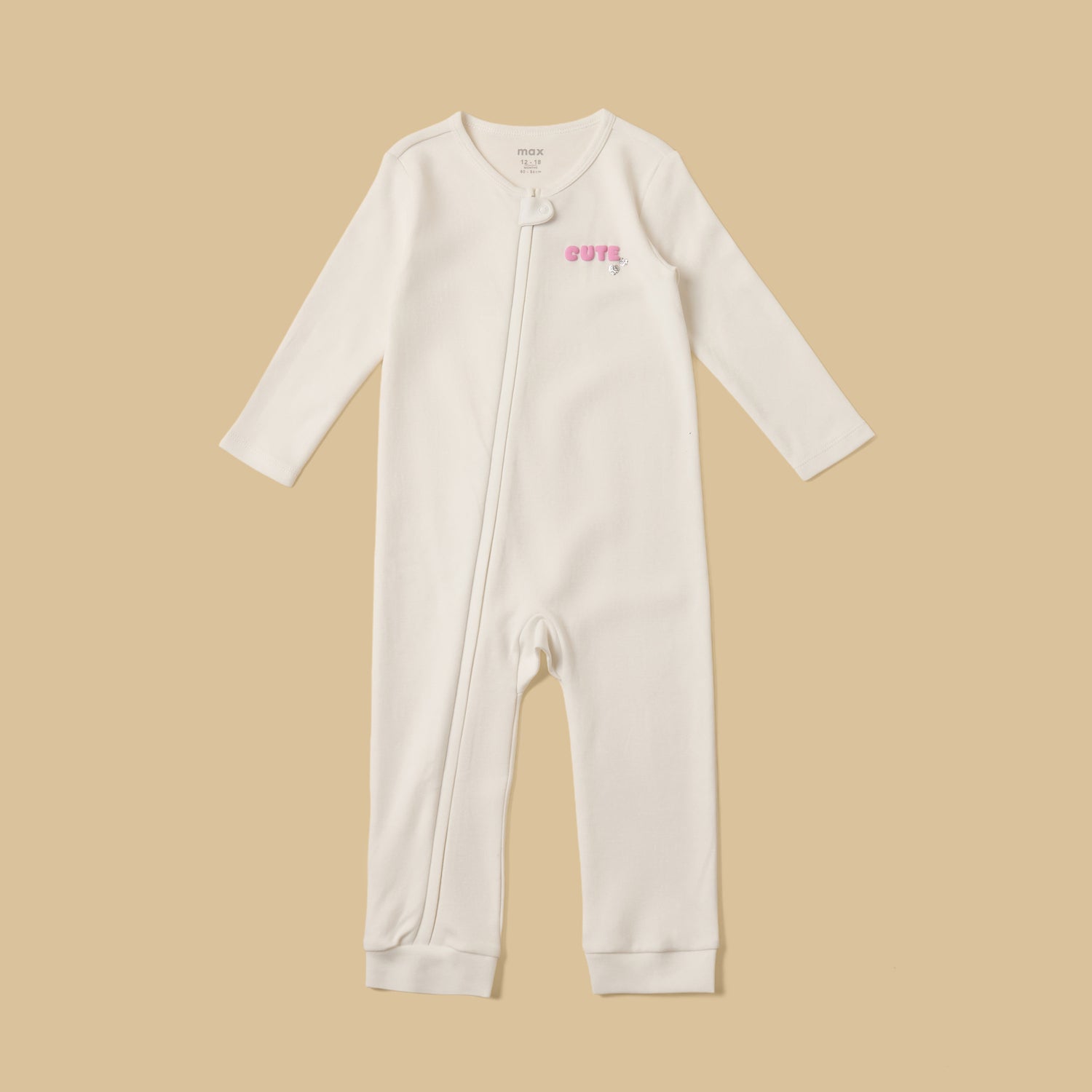 Pack of 3 - Heart Print Sleepsuit