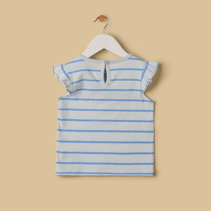 Floral Print Sleeveless T-shirt