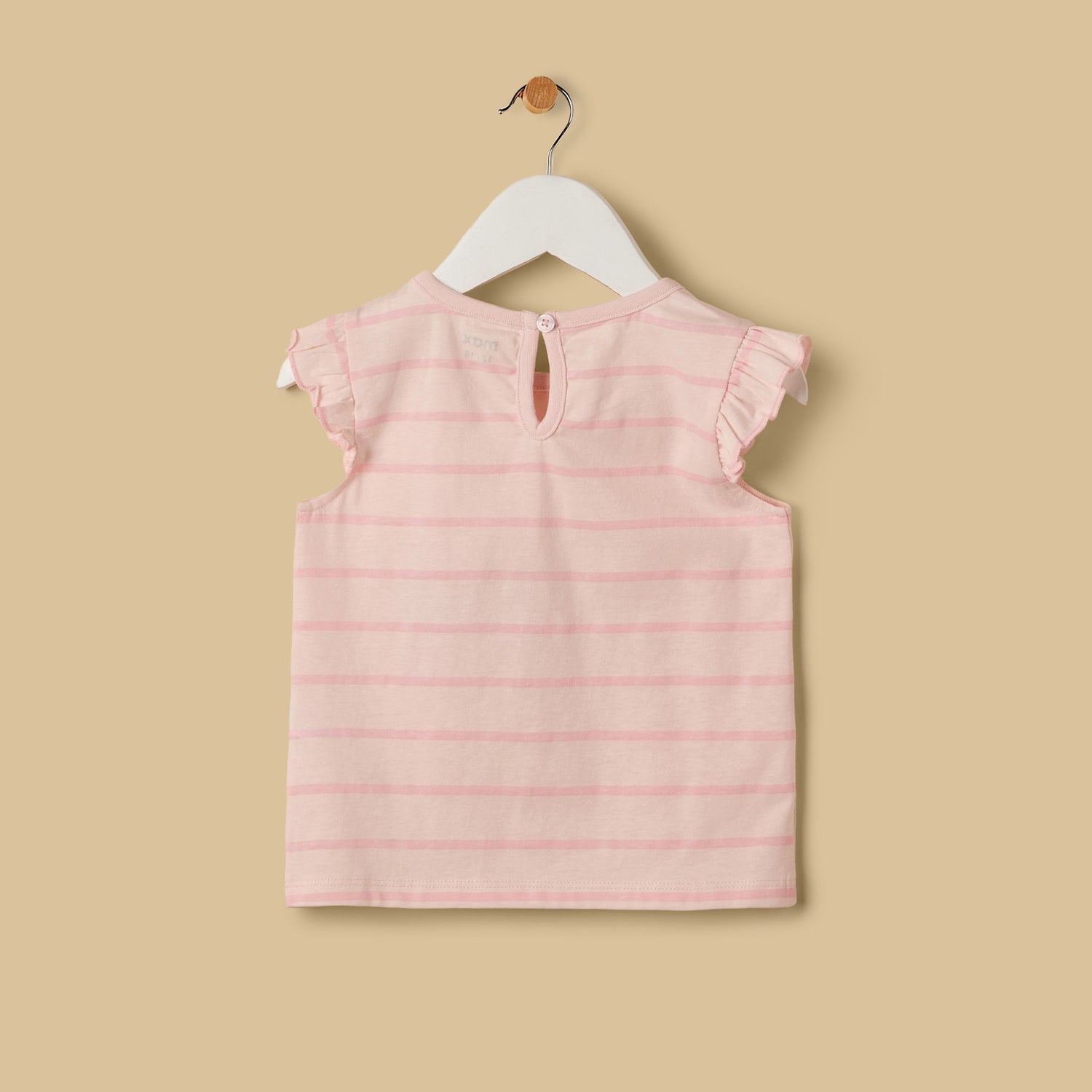 Cupcake Print Striped Top