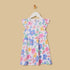 Floral Print Cotton Sleeveless Dress - White / 12-18 mths