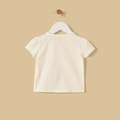 Bunny Embellished Cotton T-shirt