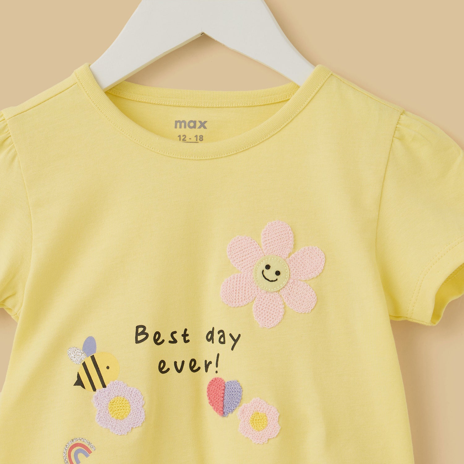 Floral Applique T-shirt