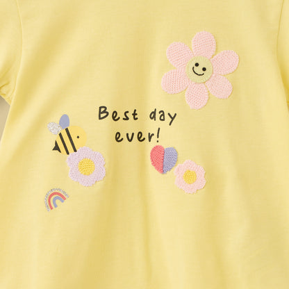 Floral Applique T-shirt