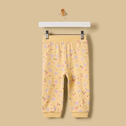 Pack of 2 - Butterfly Print Cotton Joggers
