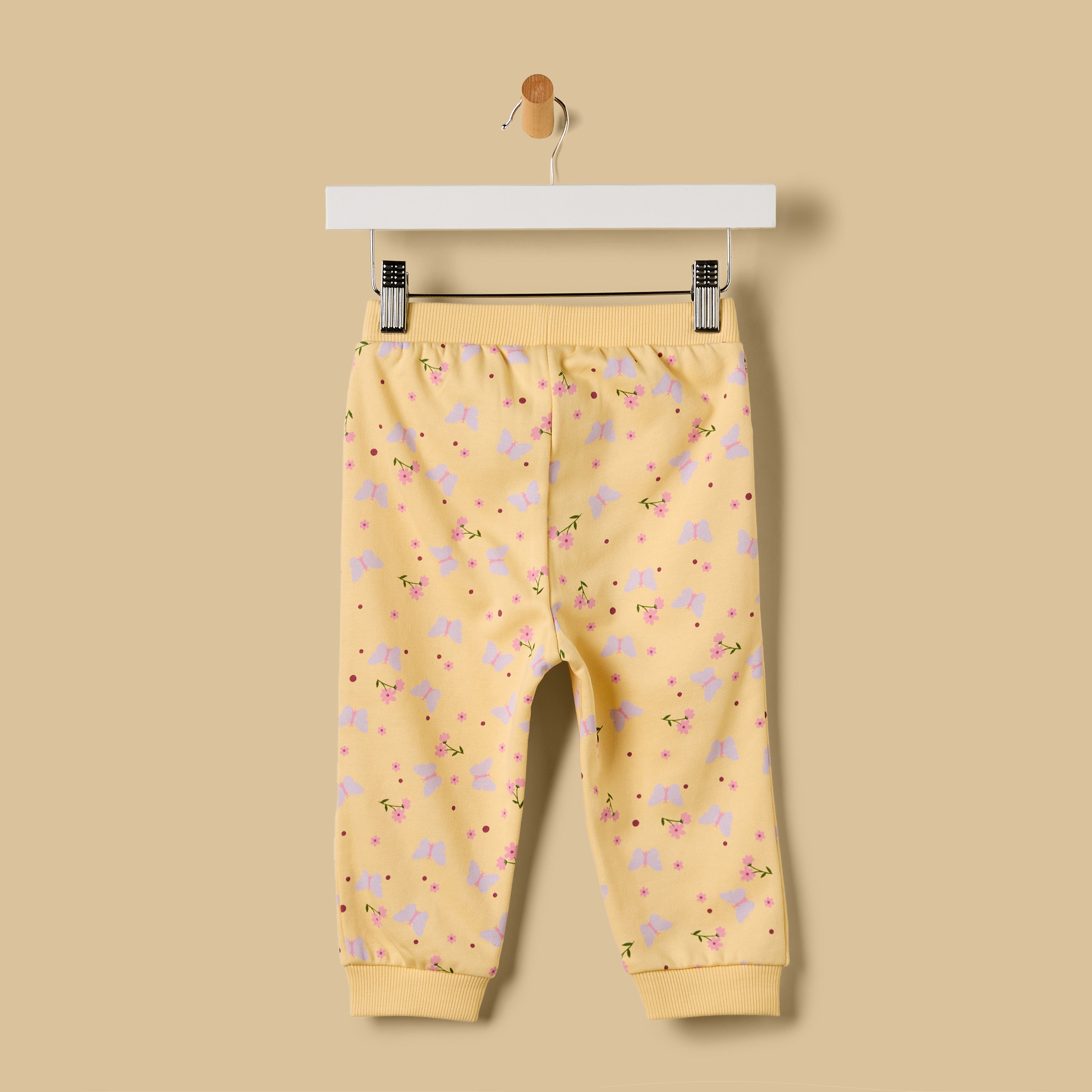 Pack of 2 - Butterfly Print Cotton Joggers