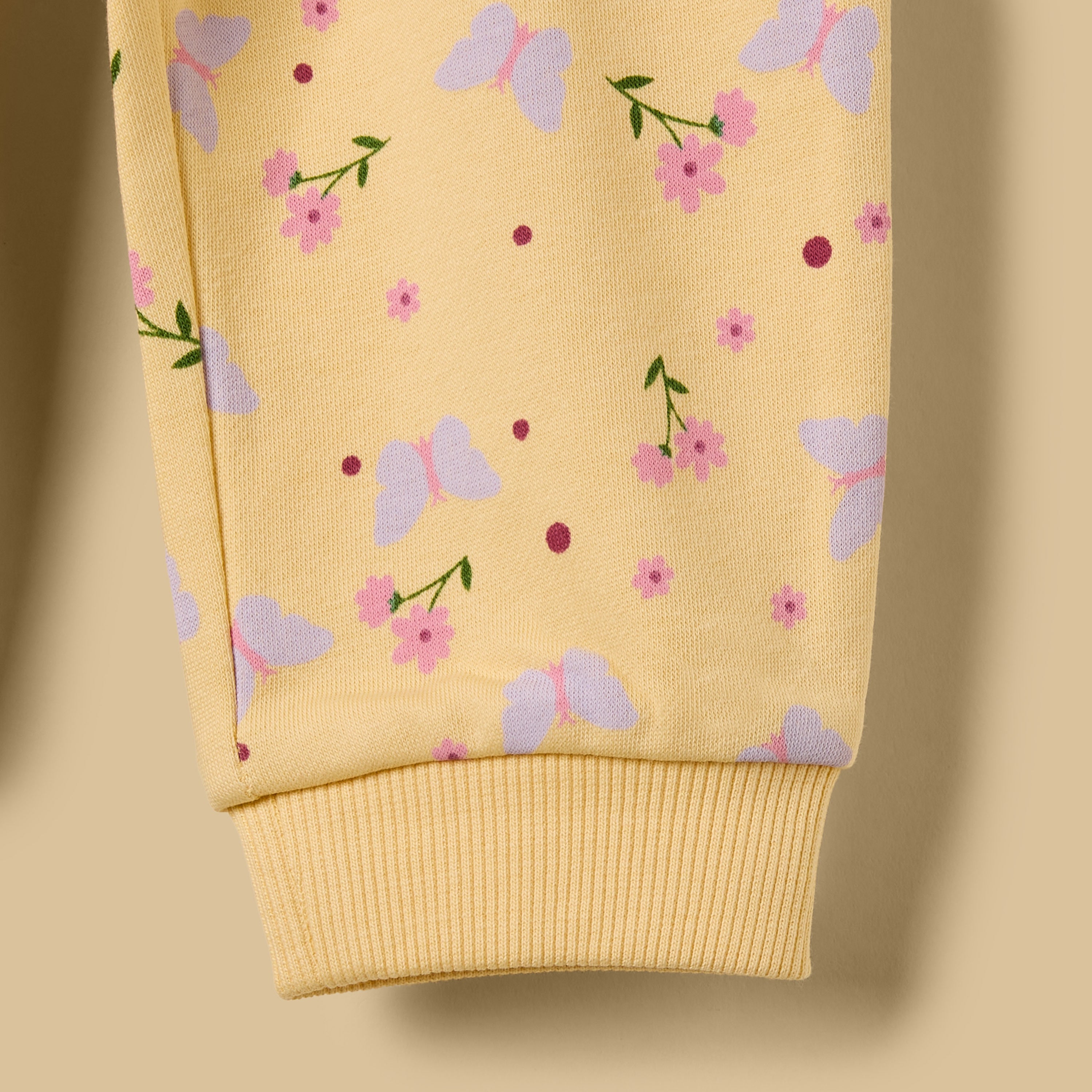 Pack of 2 - Butterfly Print Cotton Joggers