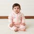 Printed Zip Through Hoodie and Joggers Set - Pink / 12-18 mths