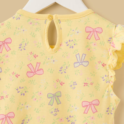 Pack of 2 - Bow Print Cotton Dress