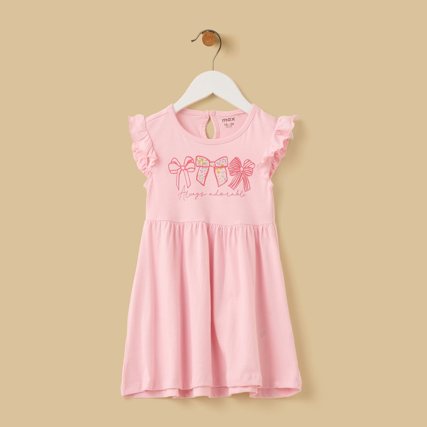Pack of 2 - Bow Print Cotton Dress