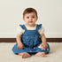 Hello Kitty Print Denim Pinafore and Top Set