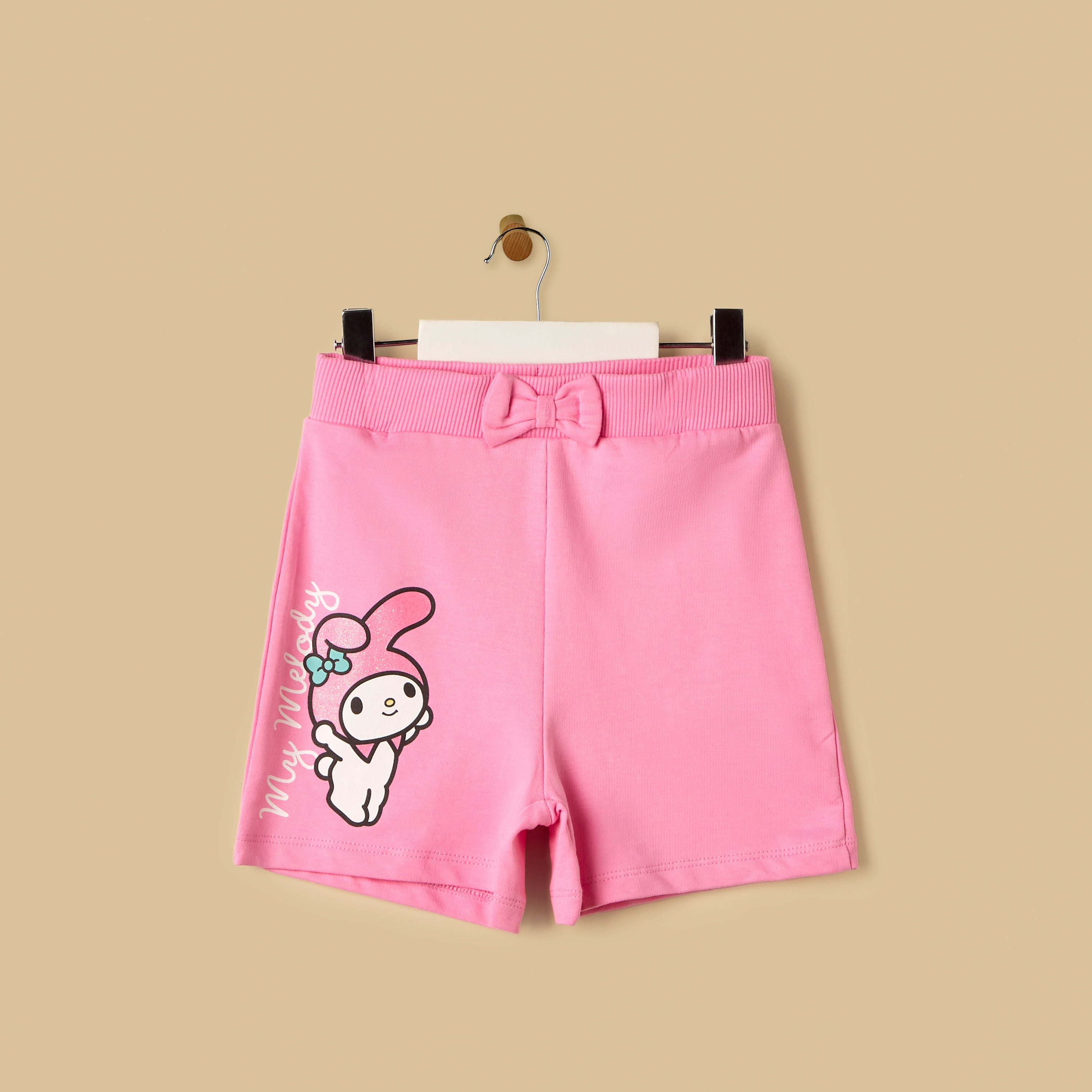 My Melody Print Cotton T-shirt and Shorts Set