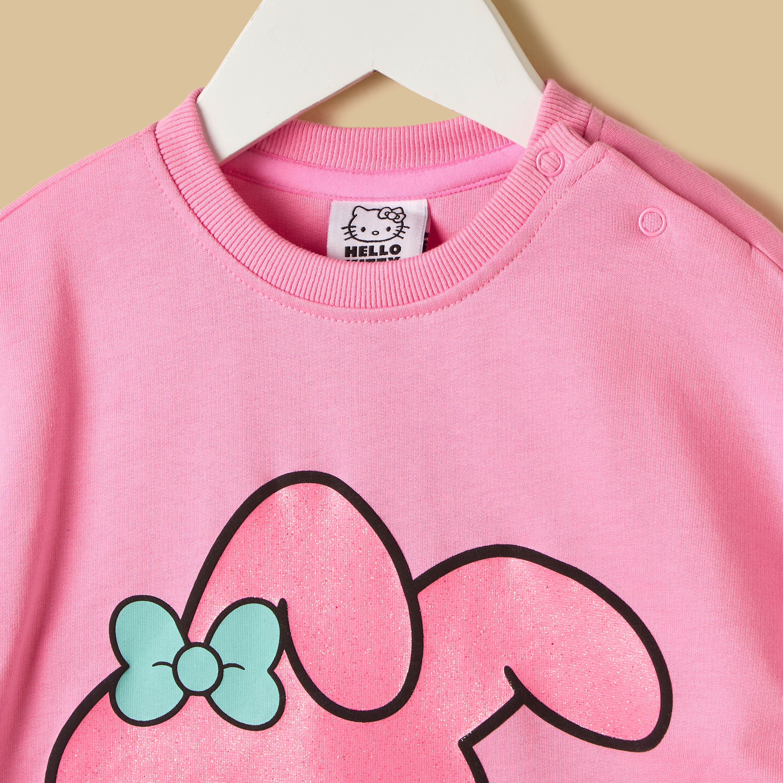 My Melody Print Cotton T-shirt and Shorts Set