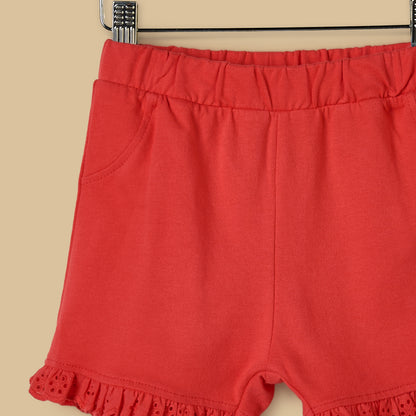 Minnie Mouse Print Top and Shorts Set