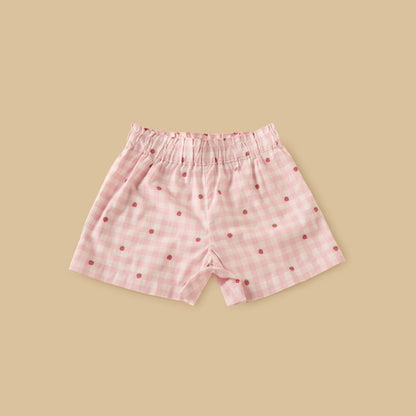 Stitch Print Top and Shorts Set with Hat