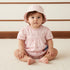 Stitch Print Top and Shorts Set with Hat