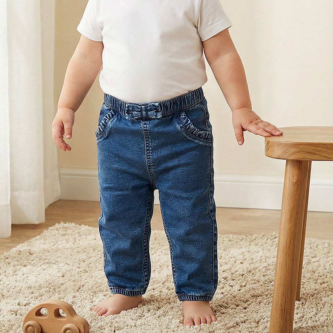 Pull-On Jeans - Blue / 12-18 mths