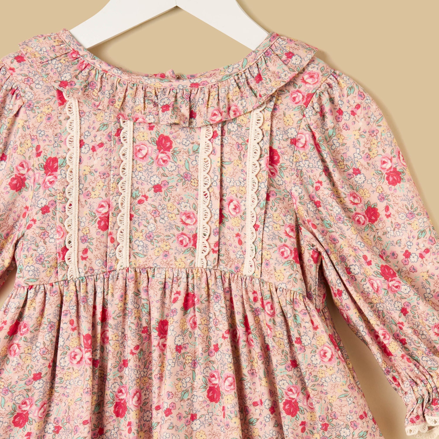 Floral Print Dress with Bloomers