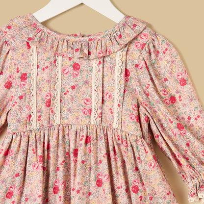 Floral Print Dress with Bloomers