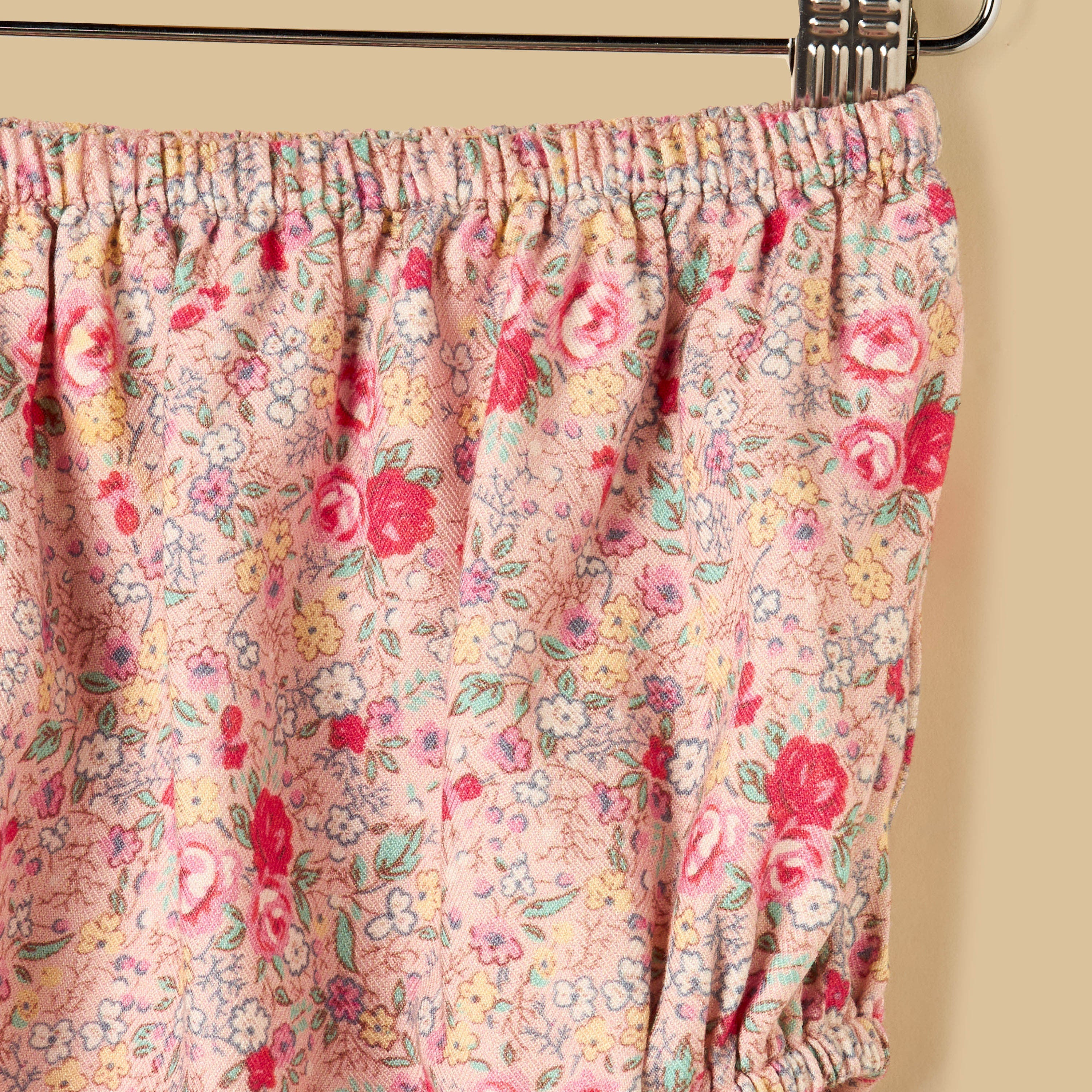 Floral Print Dress with Bloomers