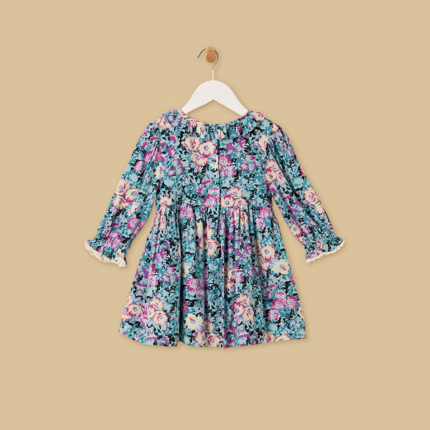 Floral Print Dress with Bloomers