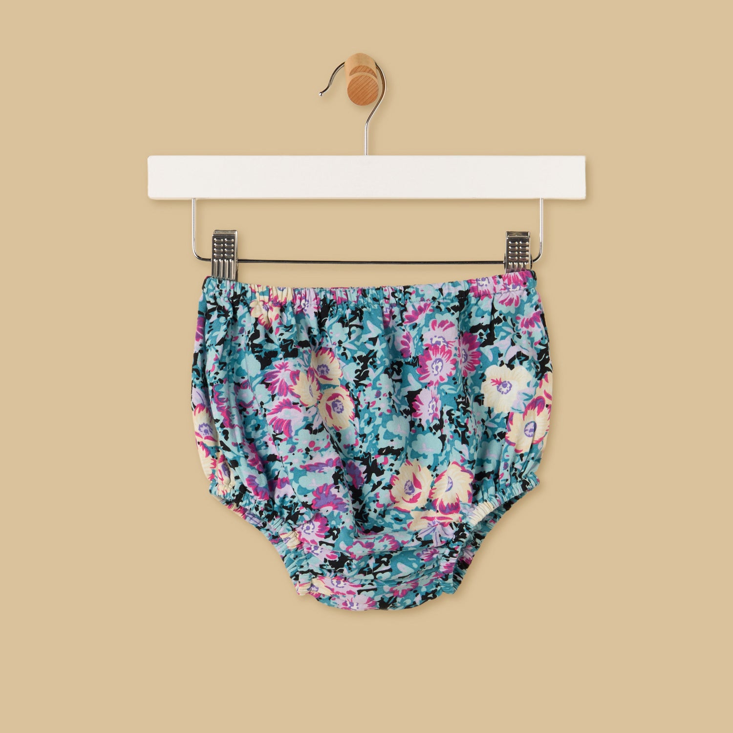 Floral Print Dress with Bloomers