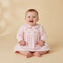 Embroidered Cotton Dress with Bloomers