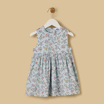 Floral Print Dress with Shrug