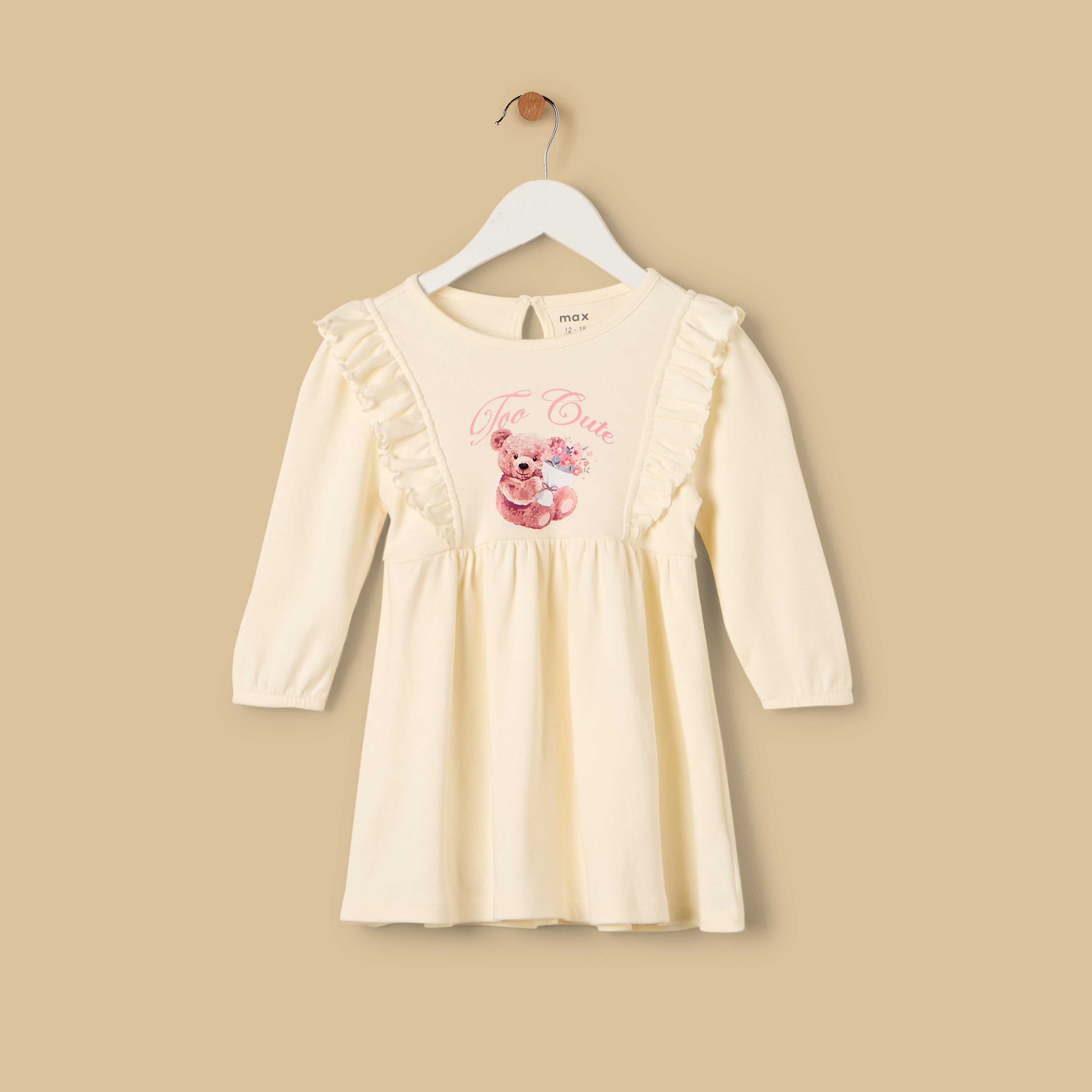 Pack of 2 - Printed Ruffle Detail Dress