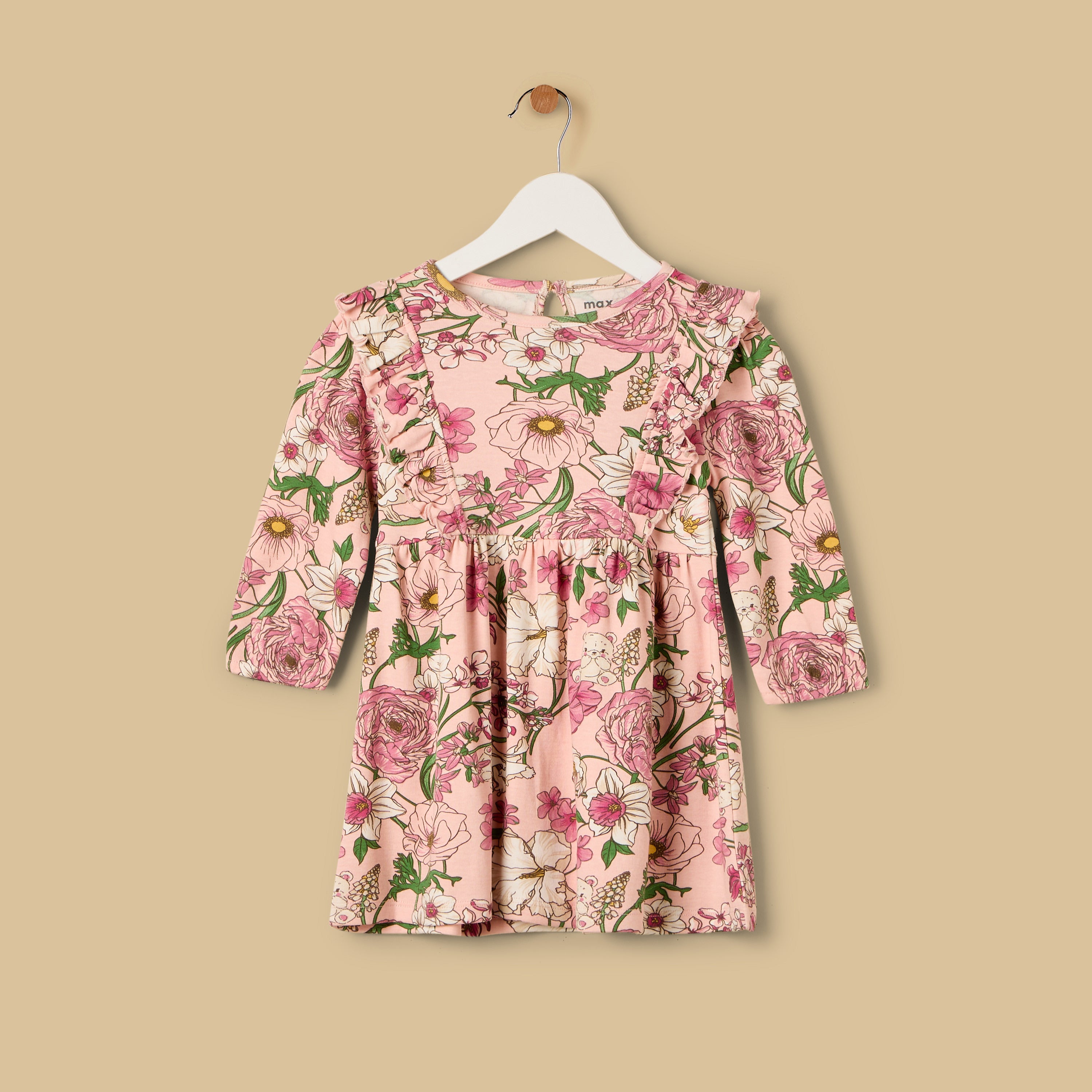 Pack of 2 - Printed Ruffle Detail Dress