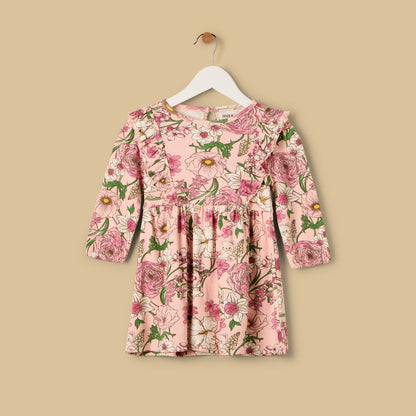 Pack of 2 - Printed Ruffle Detail Dress