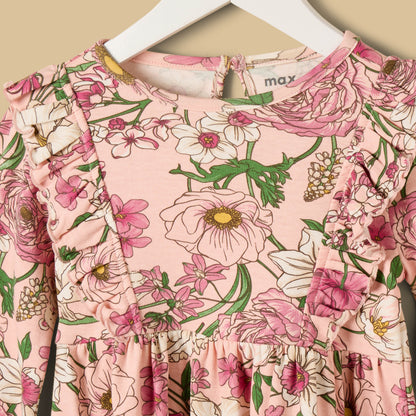 Pack of 2 - Printed Ruffle Detail Dress