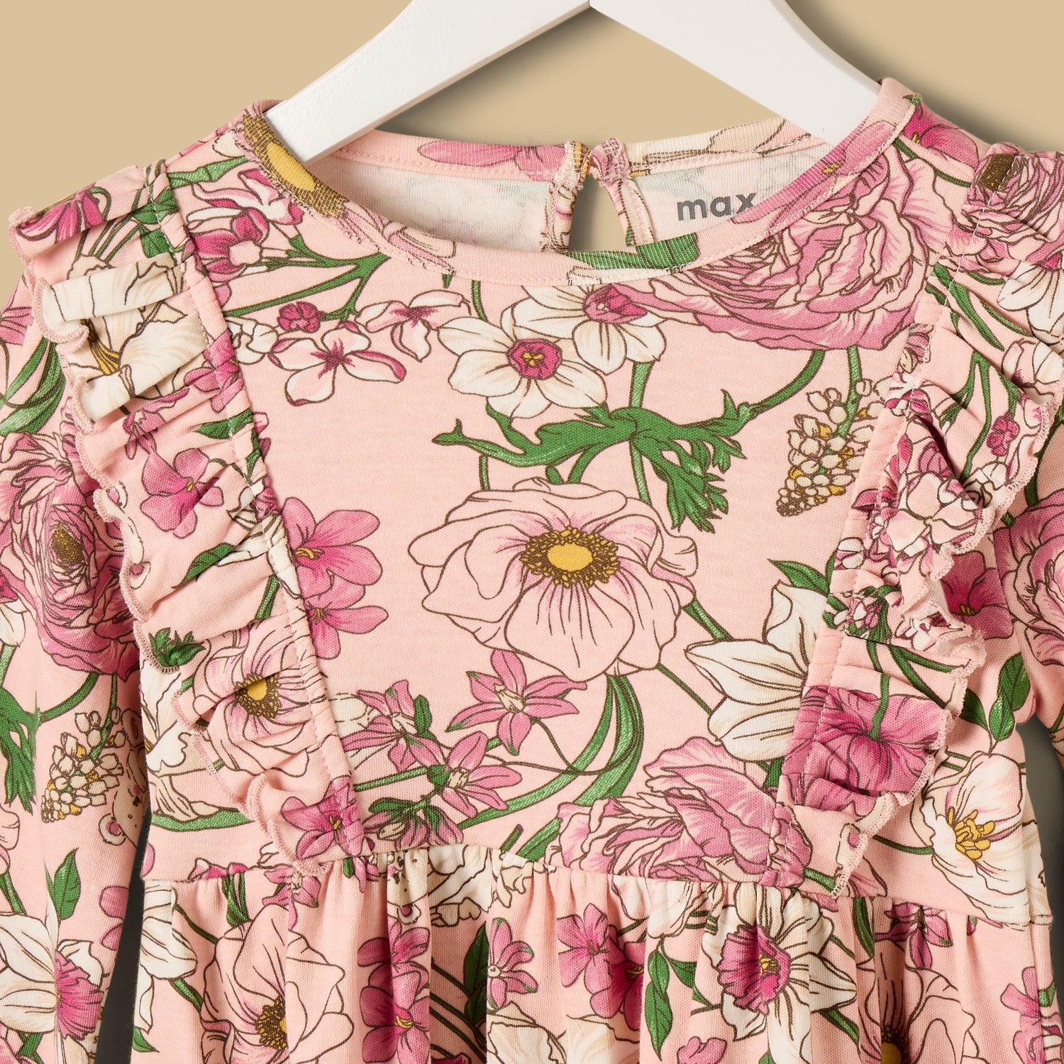 Pack of 2 - Printed Ruffle Detail Dress