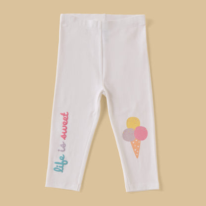 Pack of 3 - Ice Cream Print Leggings