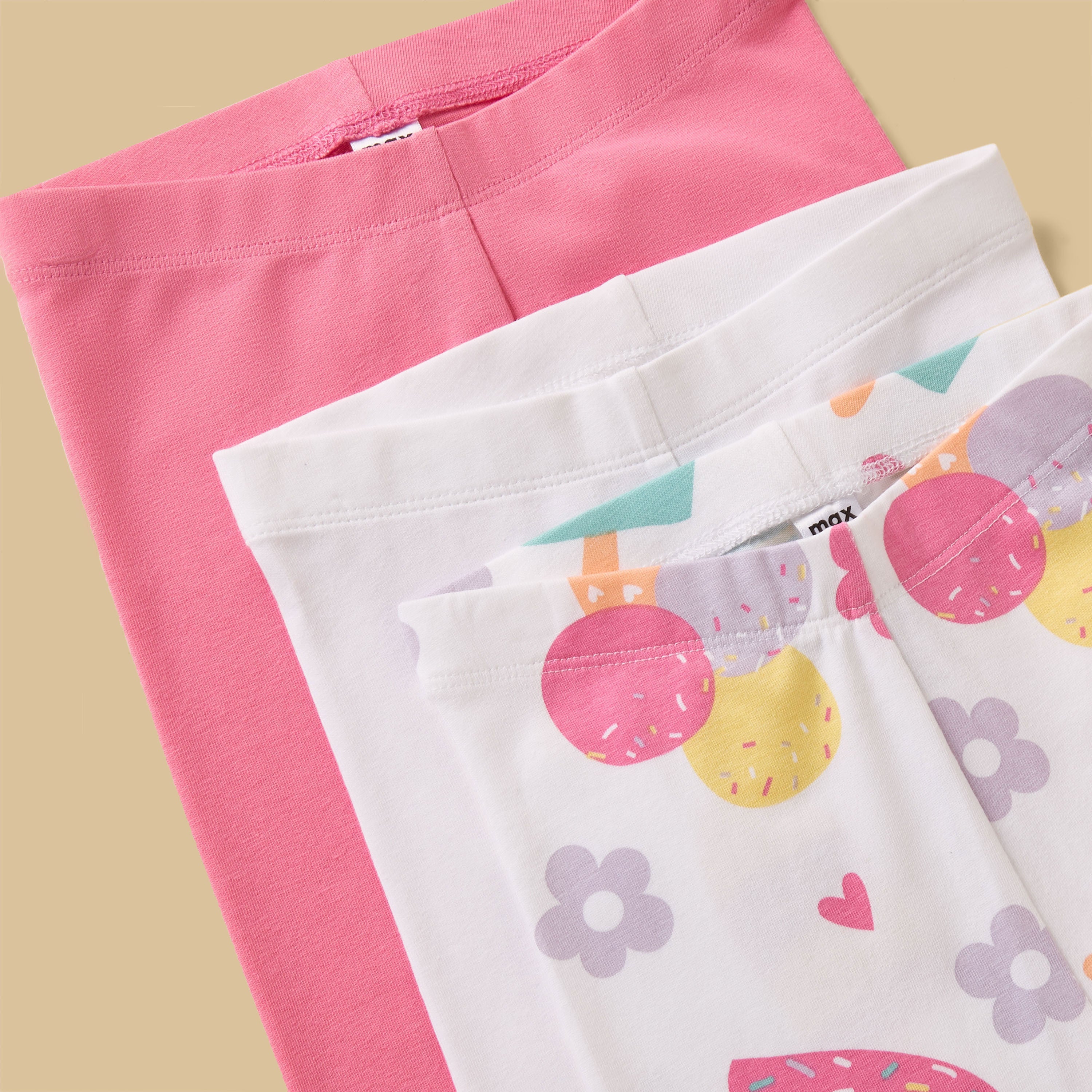 Pack of 3 - Ice Cream Print Leggings