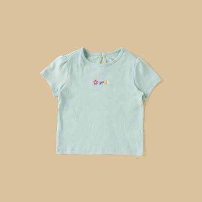 Pack of 3 - Floral Print Cotton T-shirt