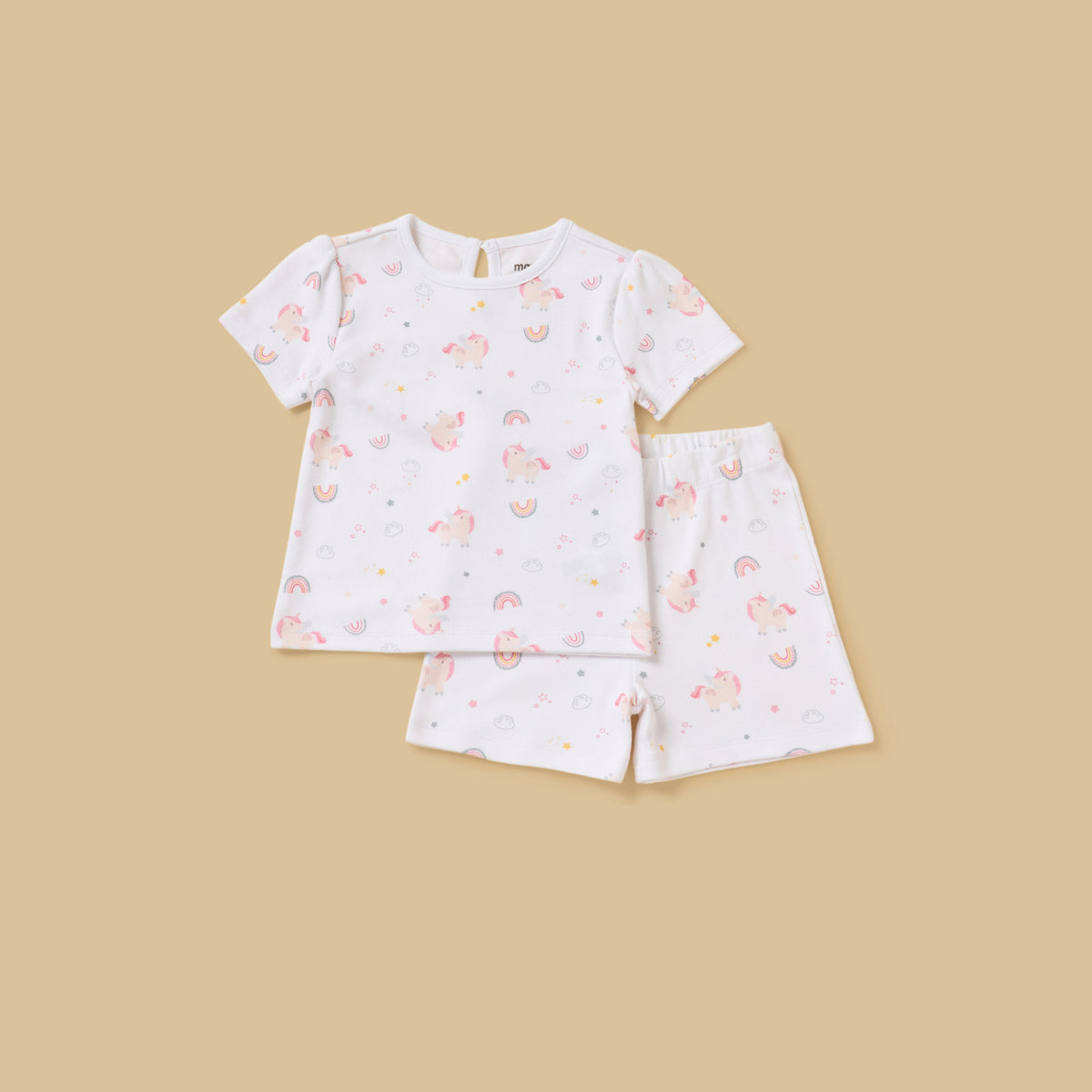 Pack of 2 - Unicorn Print Shorts Set