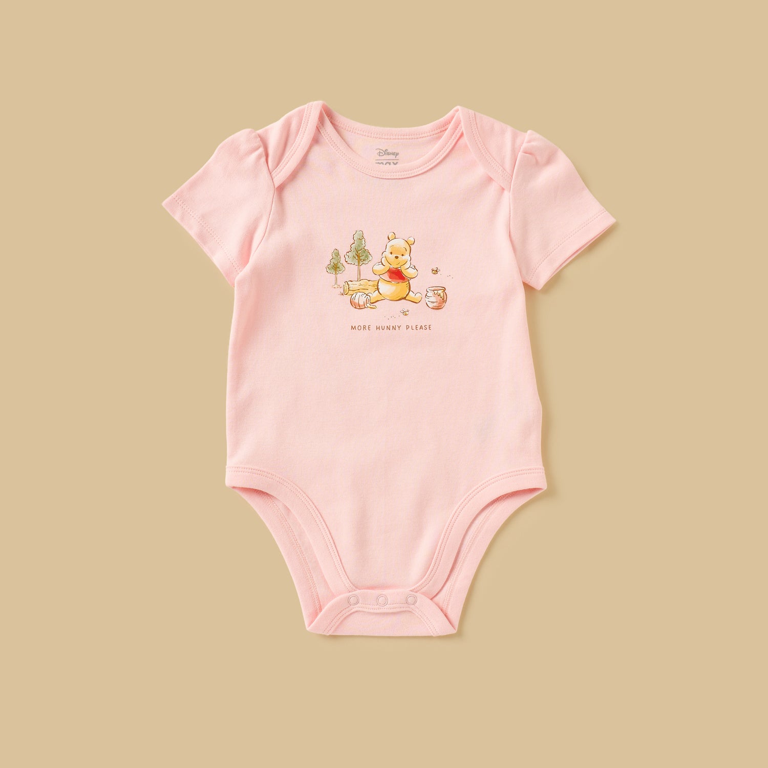 Pack of 3 - Winnie the Pooh Print Cotton Bodysuit