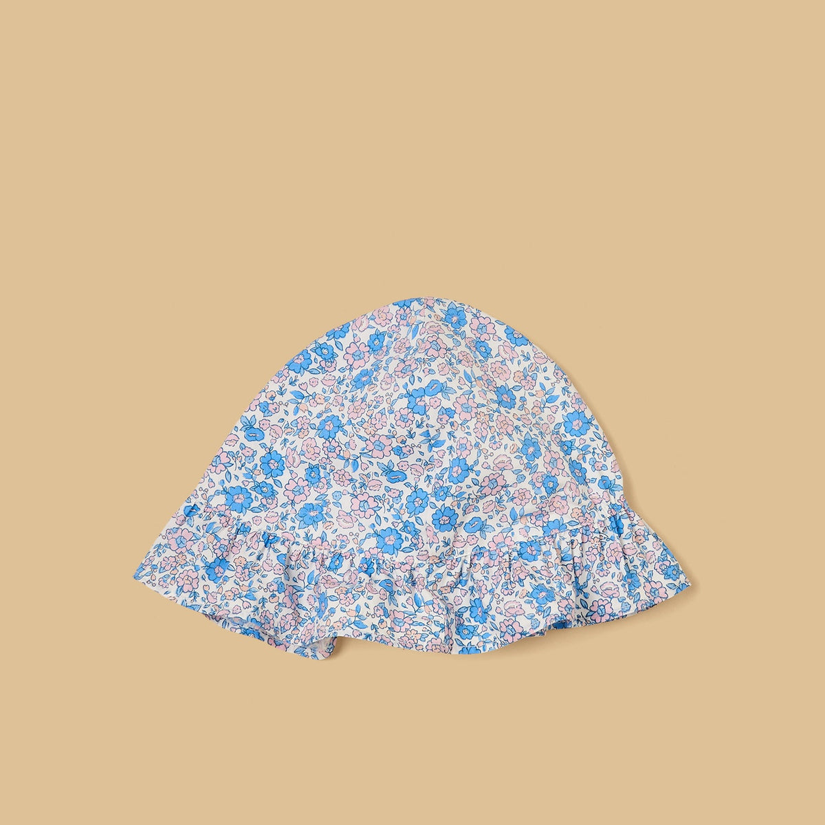 Floral Print Romper with Cap
