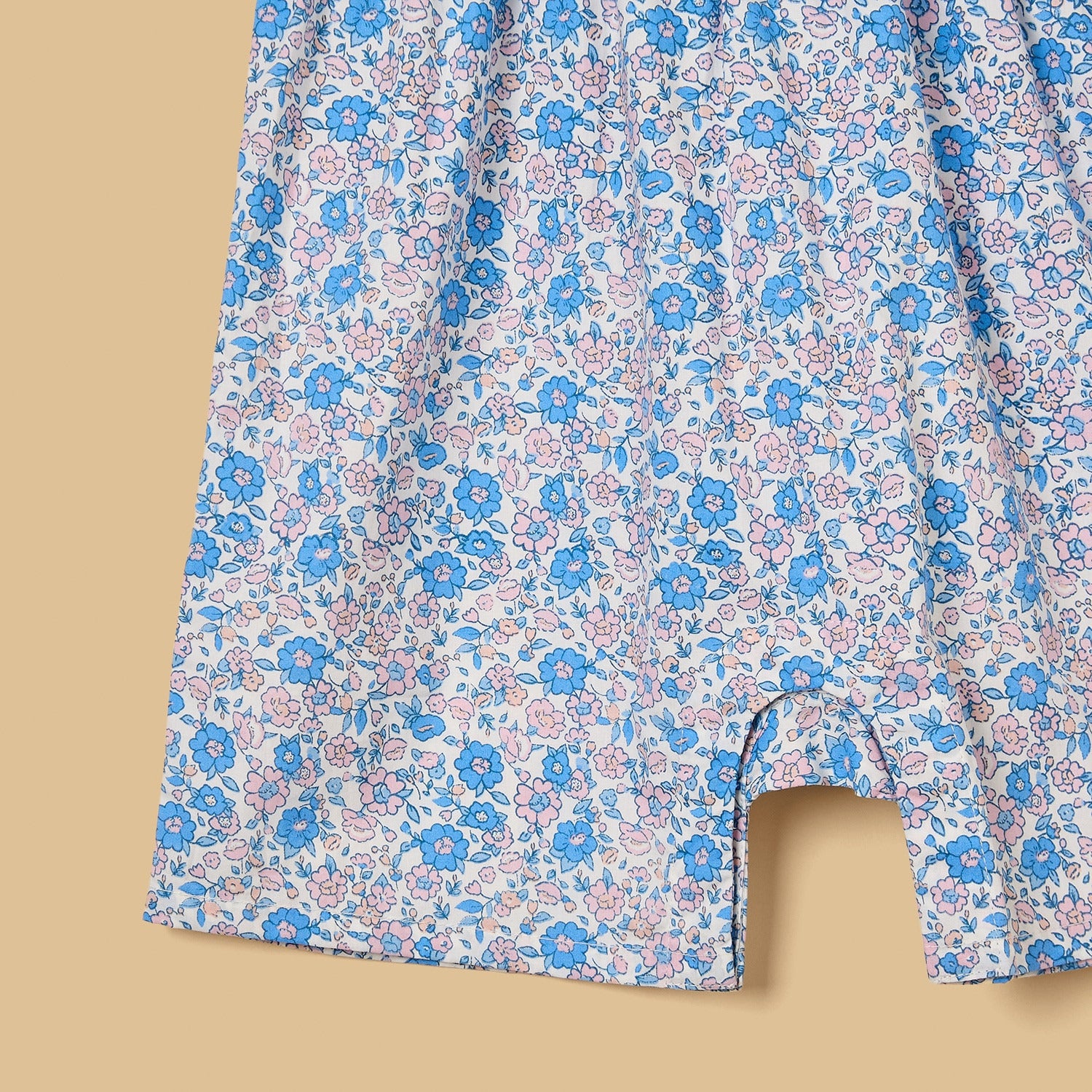 Floral Print Romper with Cap