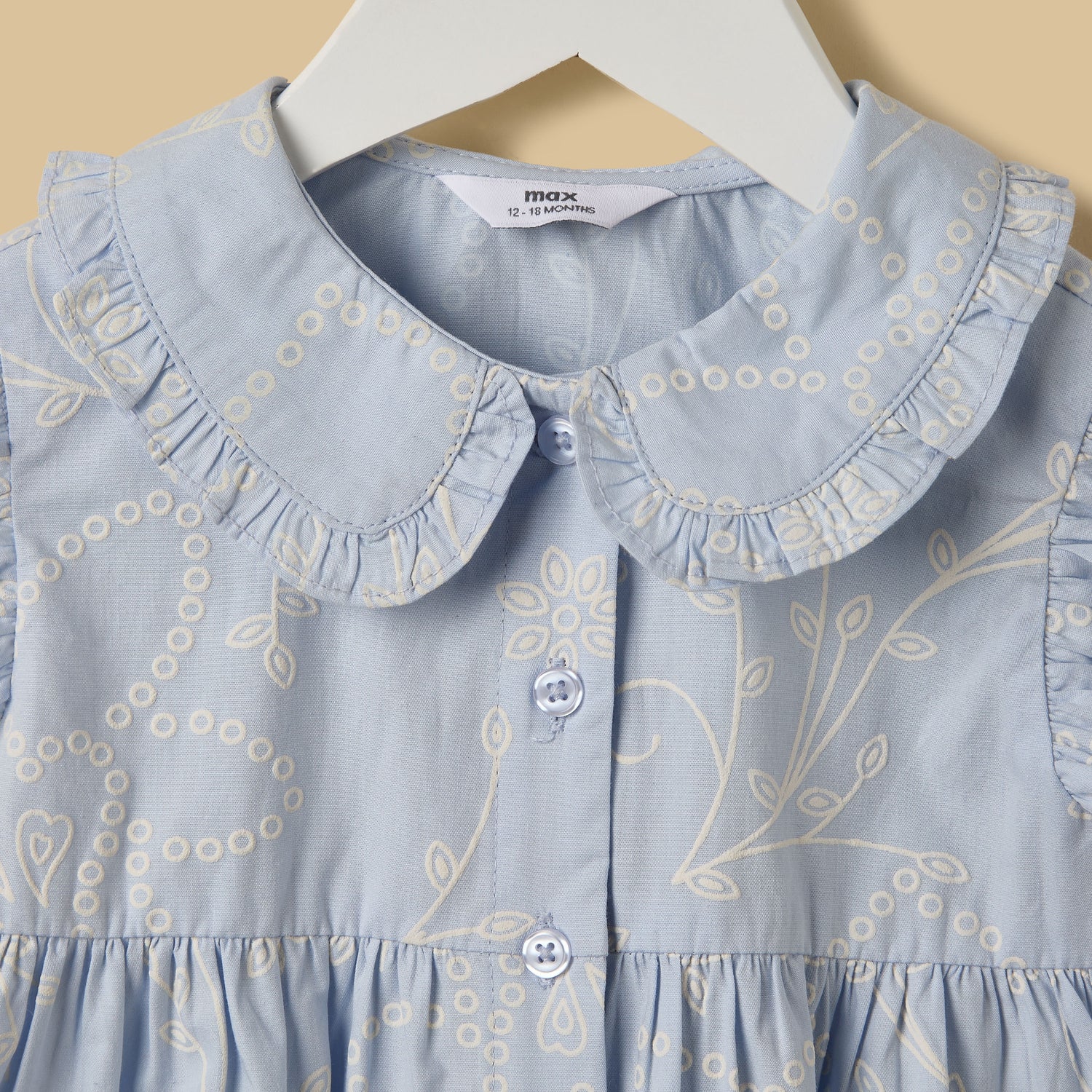 Printed Cotton Shirt and Shorts Set