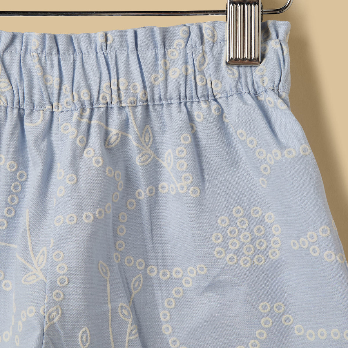 Printed Cotton Shirt and Shorts Set