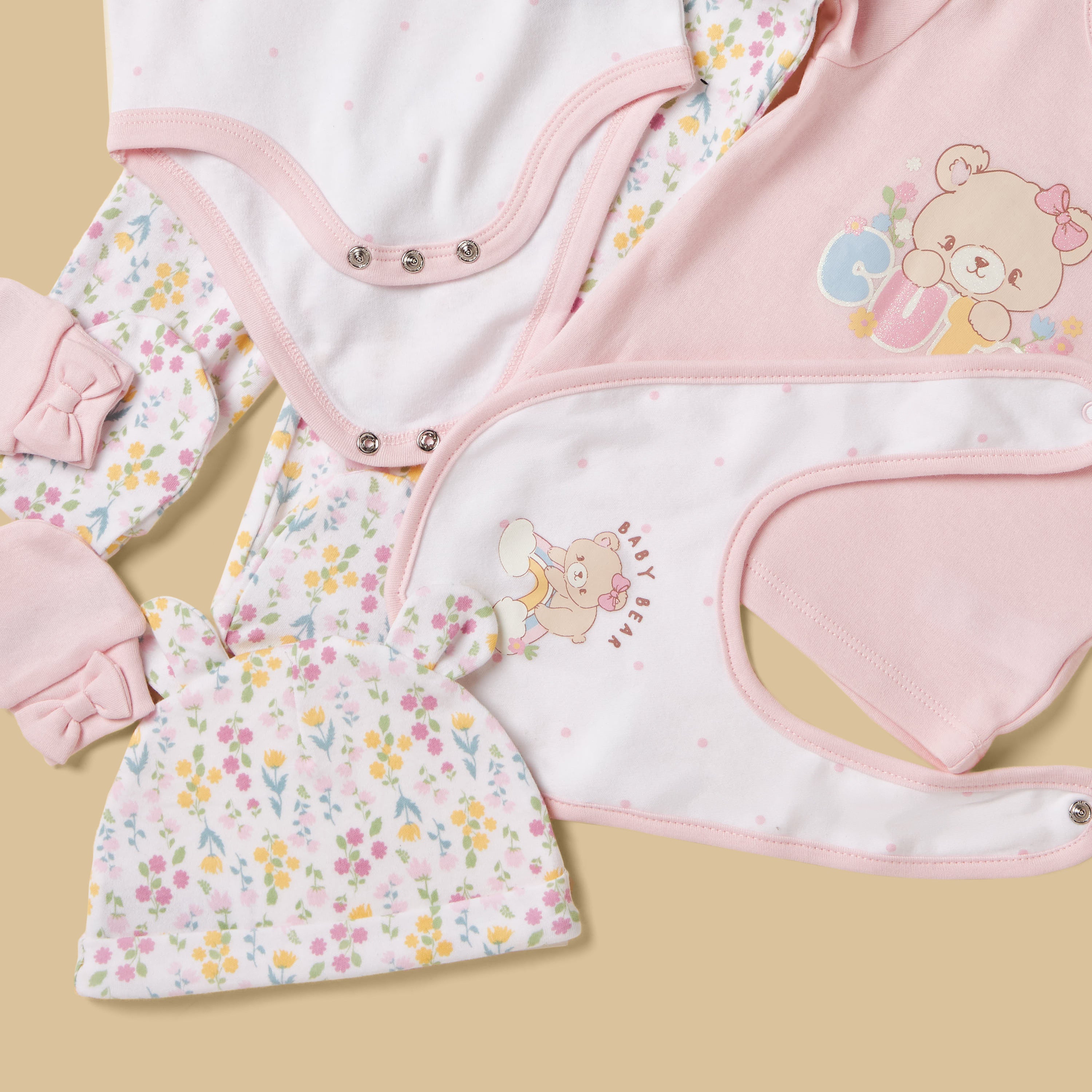 Printed 7-Piece Clothing Gift Set
