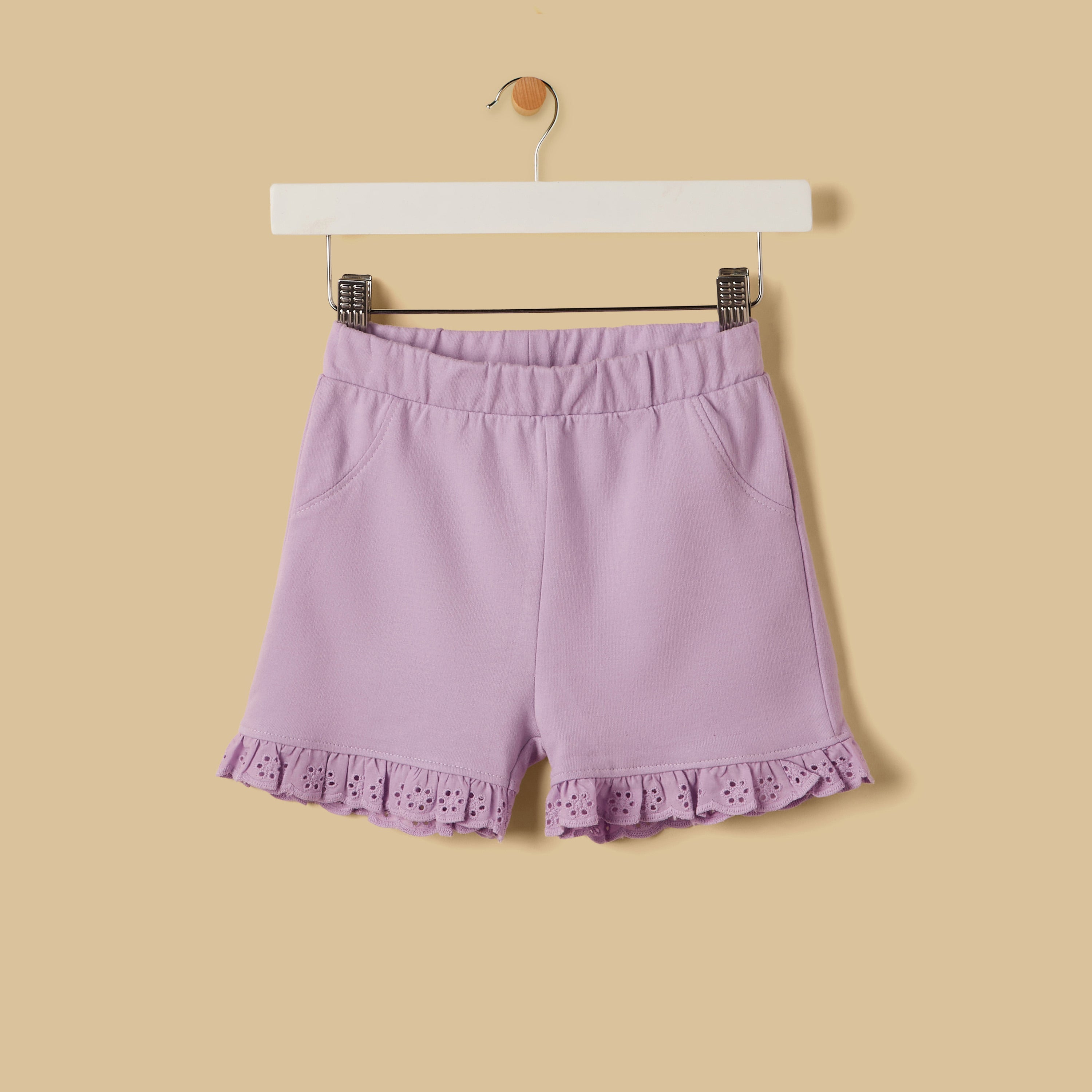 Heart 3D Applique T-shirt and Shorts Set
