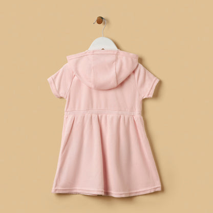 Strawberry Applique Hooded Cover-Up