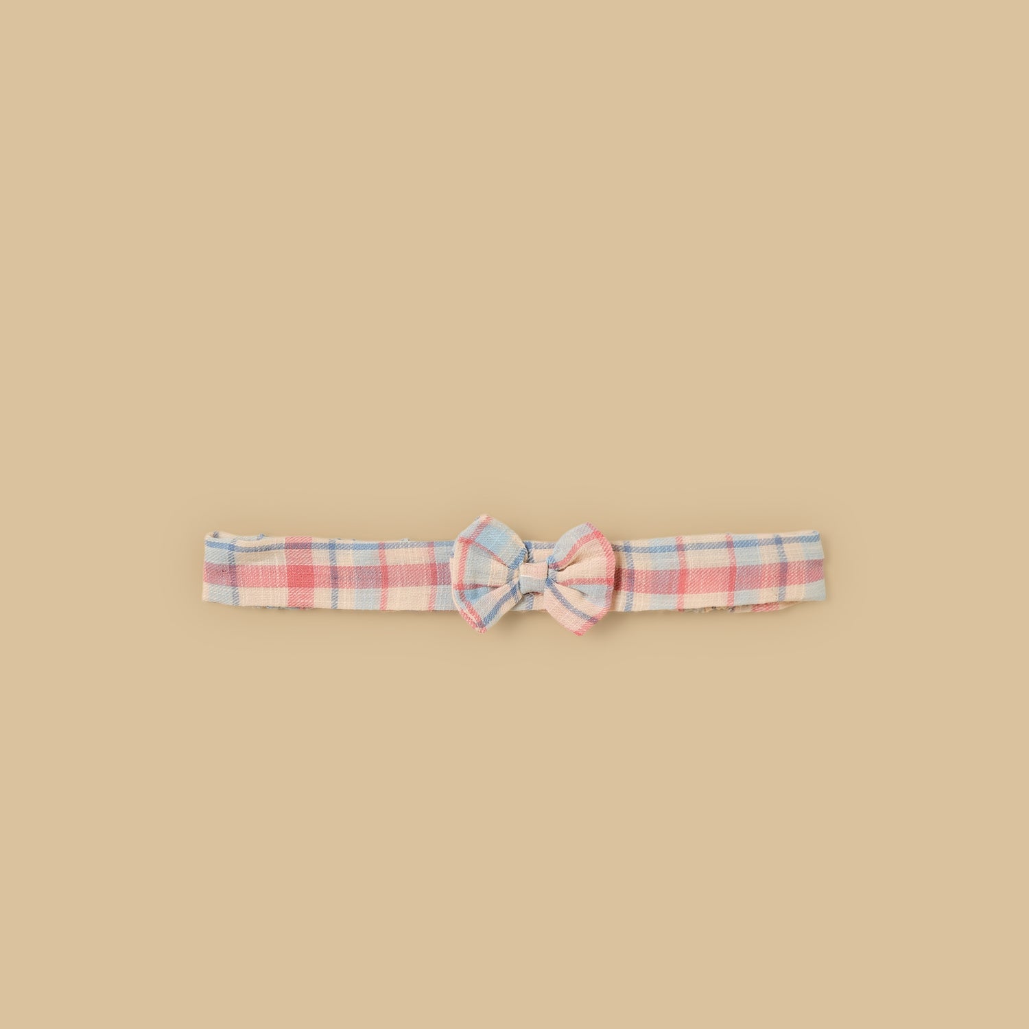 Checked Playsuit with Headband